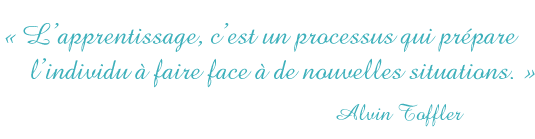 L'expérience n'est pas ce qui vous arrive, elle est ce que vous en faites.